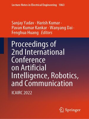 cover image of Proceedings of 2nd International Conference on Artificial Intelligence, Robotics, and Communication